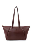 Brown Faux Shoulder Bag