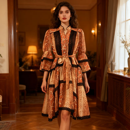 Vintage Lace Patchwork Dress
