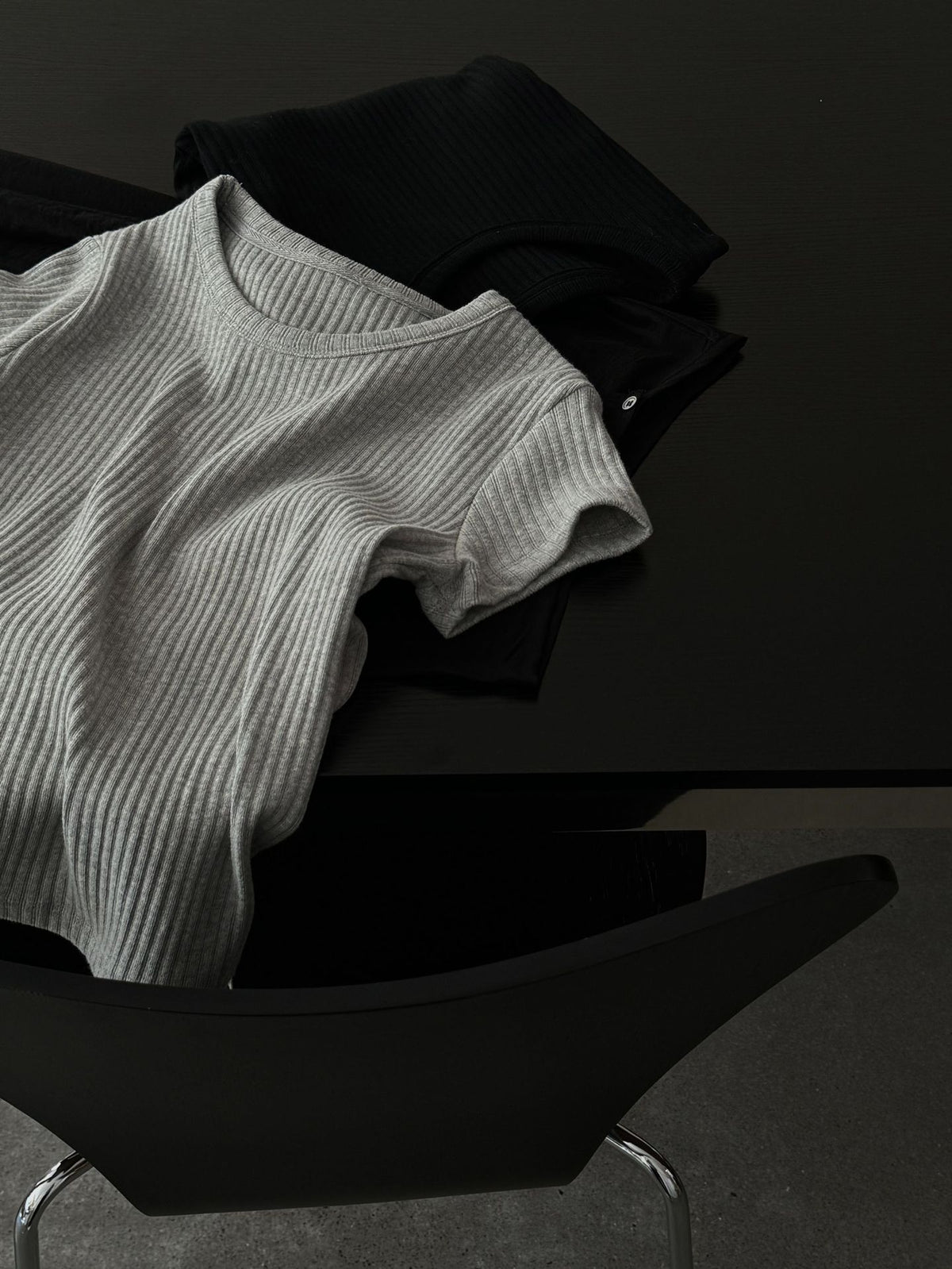 Women's Summer Round Neck Texture Short Sleeve T-shirt Top