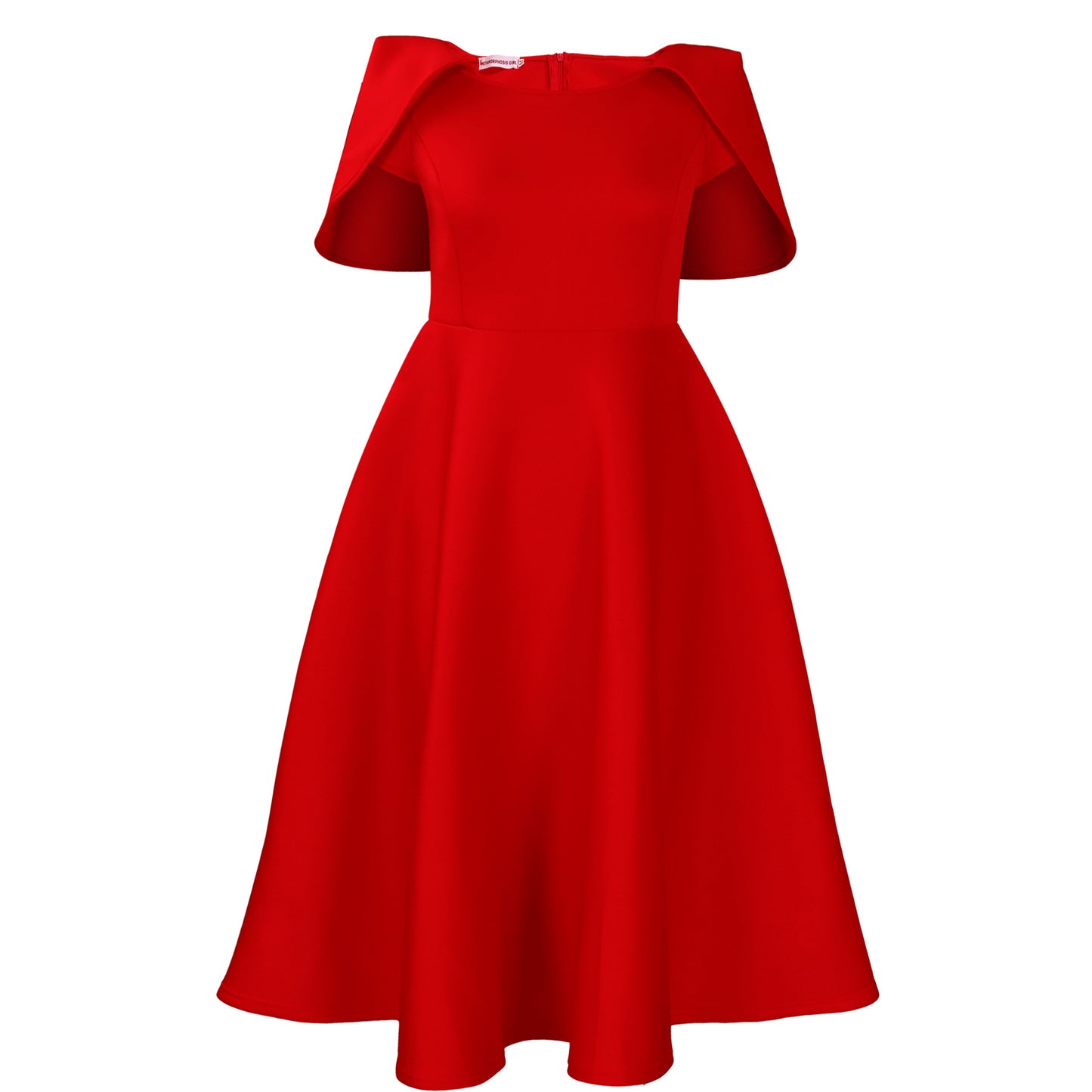 Womens Solid-Color Casual Chic Dress