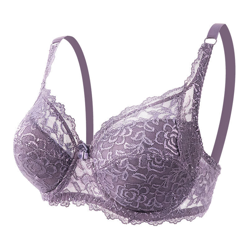 Lace CD Large Size Bra Underwear Gathered And Comfortable