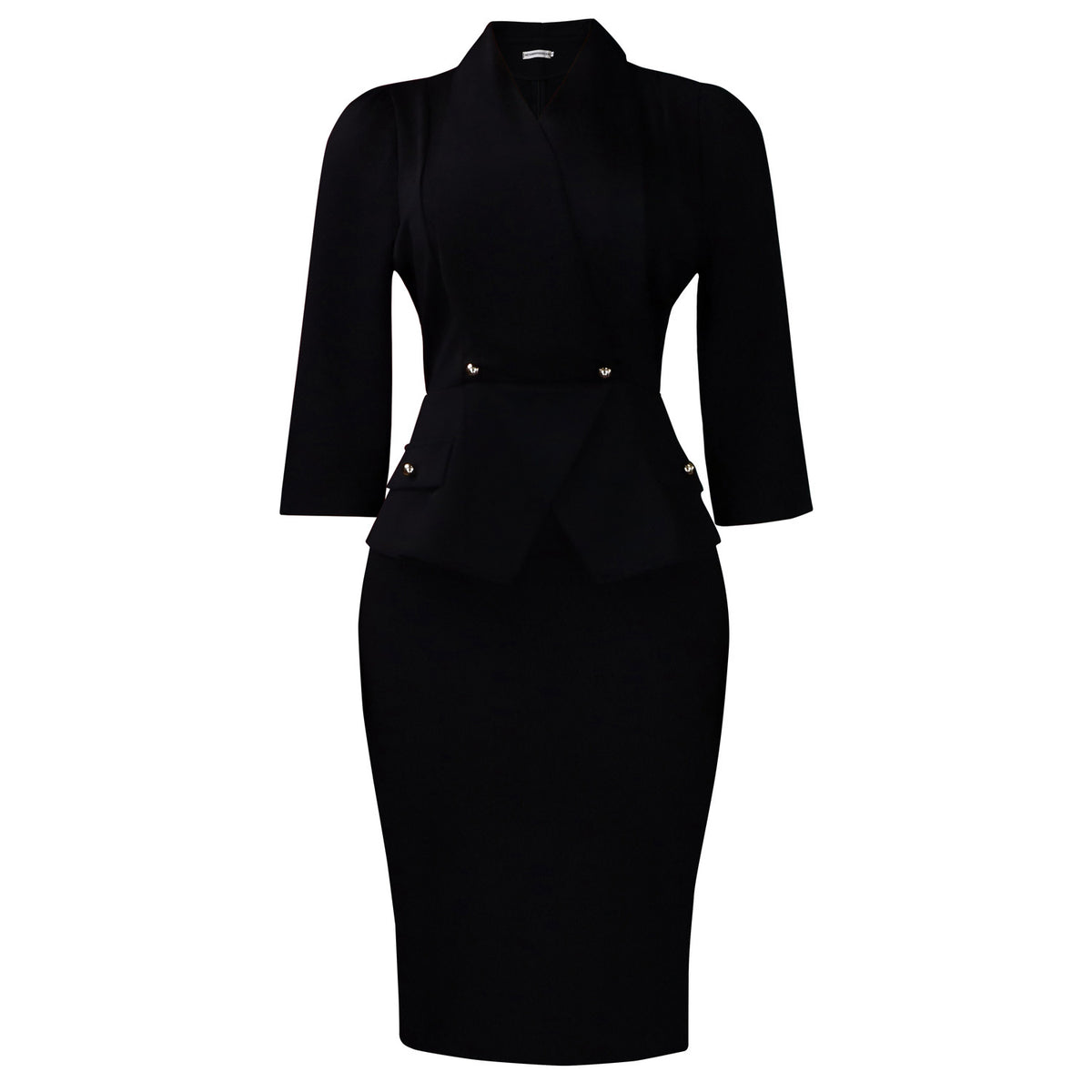 Womens Elegant Solid Color African Bodycon Dress