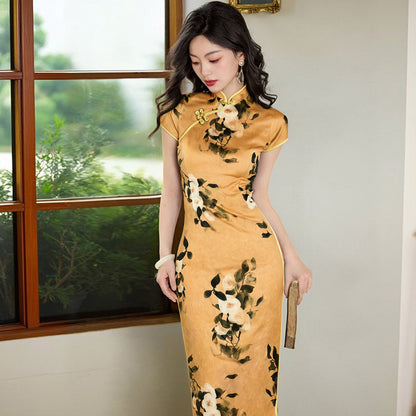 Floral Long Yellow Skirt A Refined Modern Take On Everyday Elegance