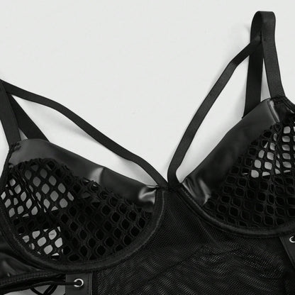 Four Pieces Of Underwear With Large Mesh Stitching