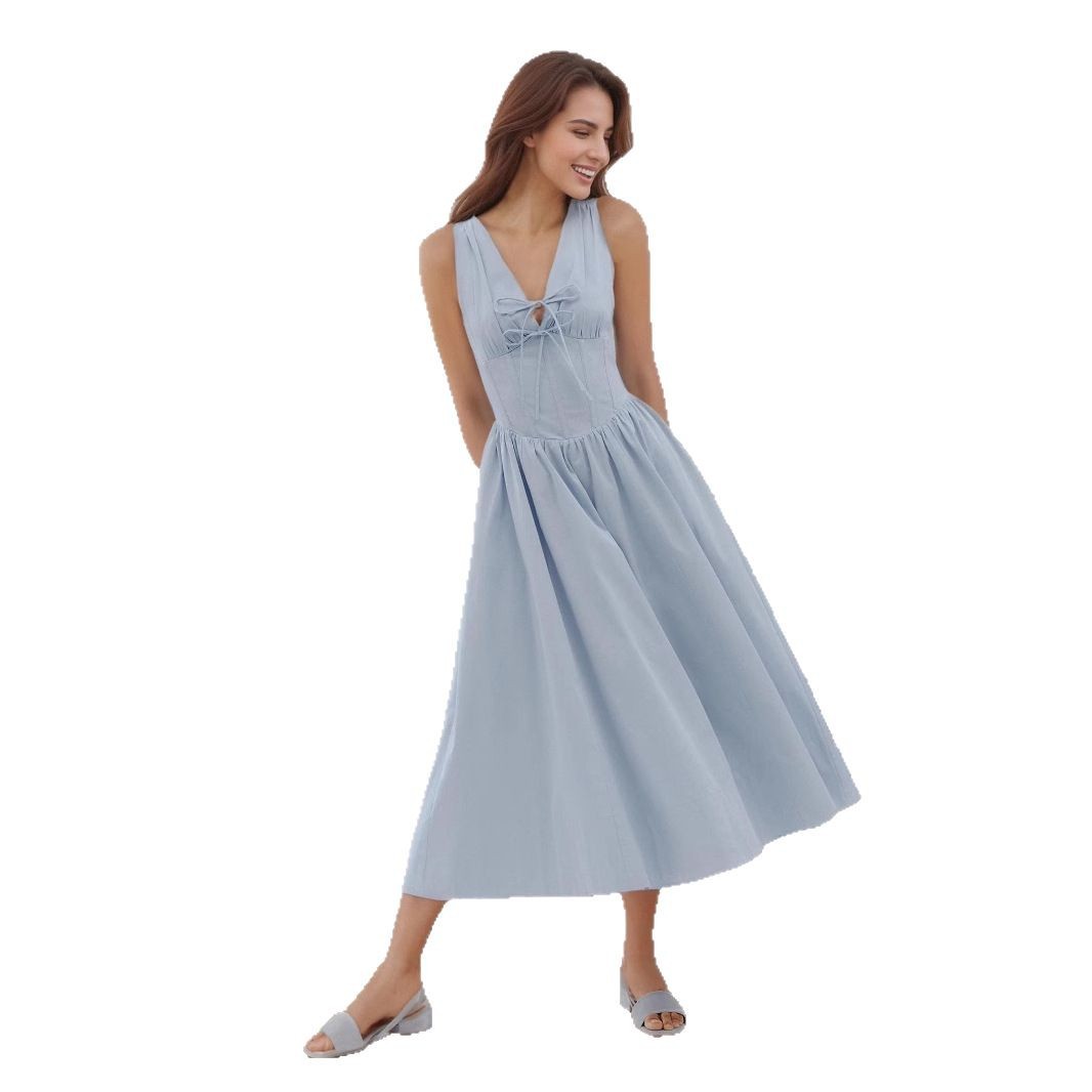 Fashionable Minimalist And Slim Fit Womens Dress
