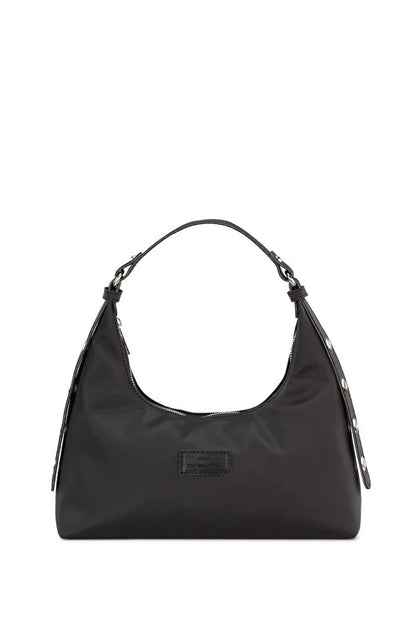 Black Baguette Shoulder Bag