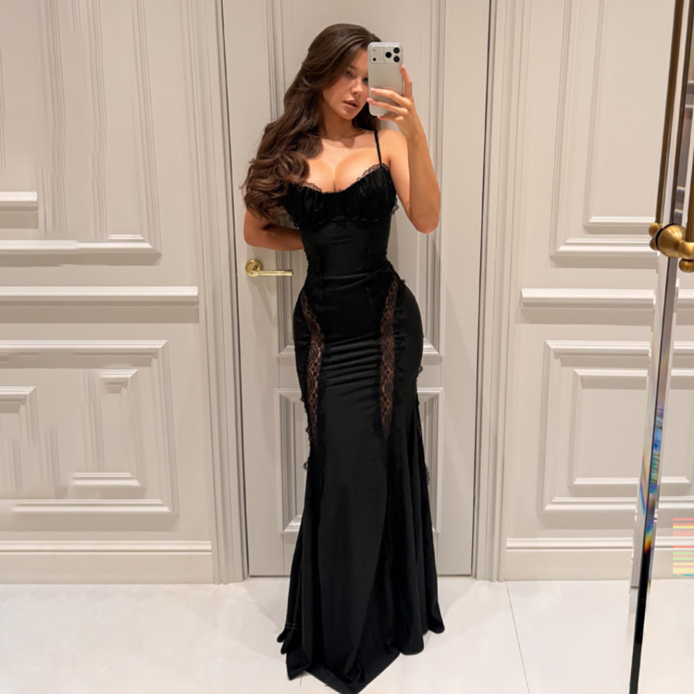 Strapless Cutout Panelled Bodycon Dress That Flatters
