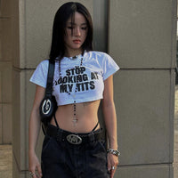 Casual Slim Fit All-match Letters Printed Minicoat
