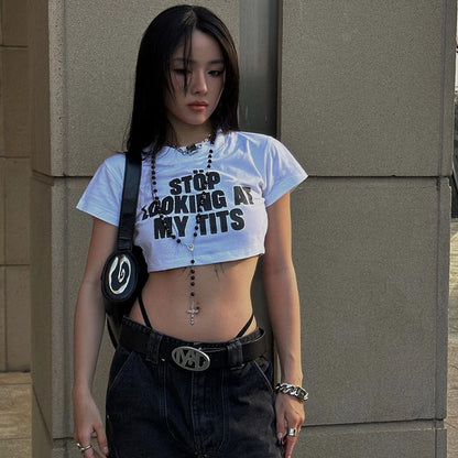 Casual Slim Fit All-match Letters Printed Minicoat