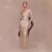 Irregular Off-shoulder Dress With A Romantic French Vibe