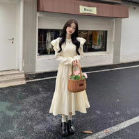 French-style Ethereal Ruffled Dress