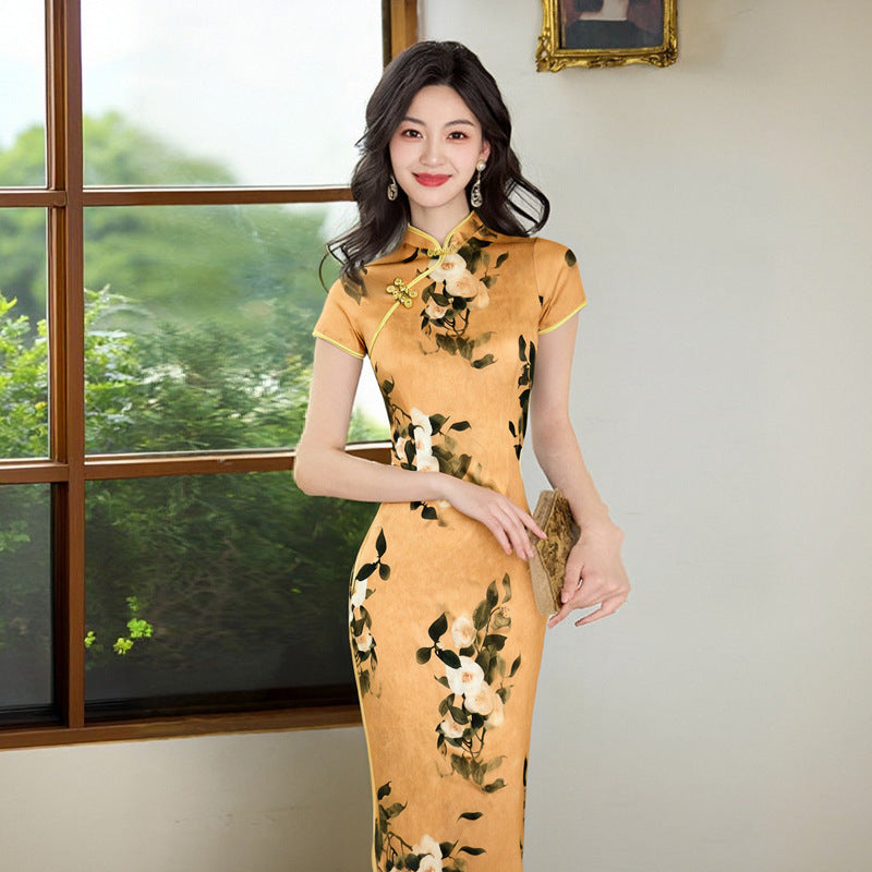 Floral Long Yellow Skirt A Refined Modern Take On Everyday Elegance