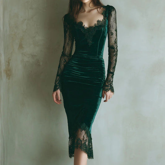 A Slimming, Figure-flattering Dress That Sculpts A Slender Silhouette