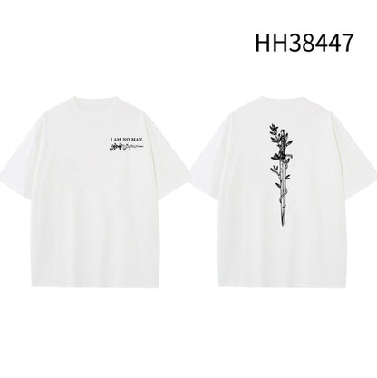 Printed Pattern Casual Summer Men And Women Short Sleeve