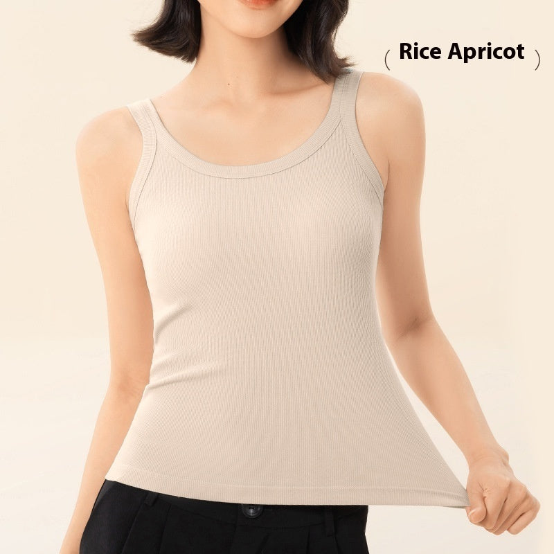 Sports Vest Women's Chest Pad Inner Wear One-piece Underwear