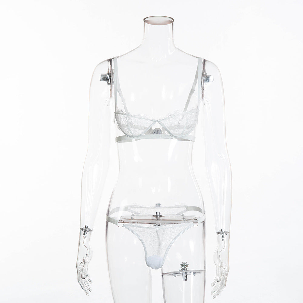 Lace Chest-wrapped See-through Underwear