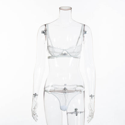 Lace Chest-wrapped See-through Underwear